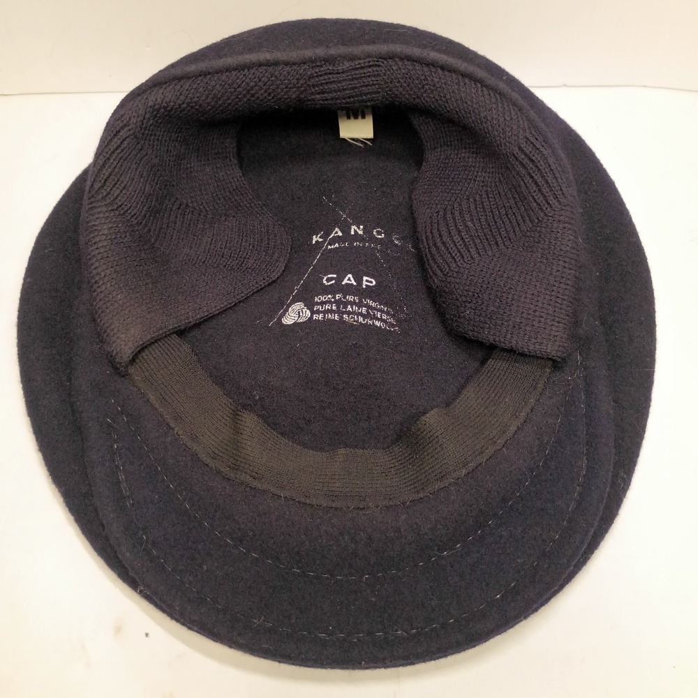 Kangol 504 Earlap Wool Cap Brown Medium Made in England Ribbed Earflaps Vintage - Picture 9 of 10